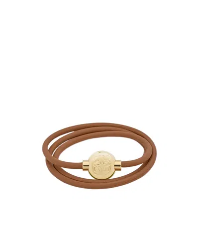 Loewe Women Pebble Bracelet In Brown