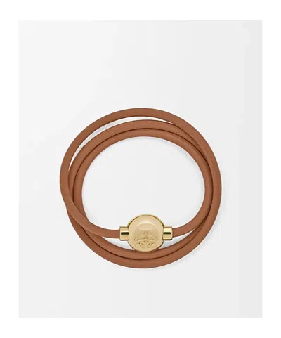 Loewe Women Pebble Bracelet In Brown