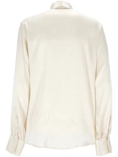 Antonelli Firenze Tie-neck Blouse In White