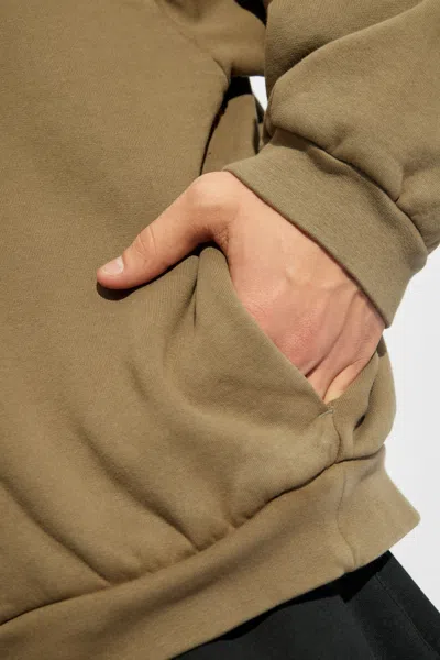 Essentials Logo-print Sweatshirt In Brown