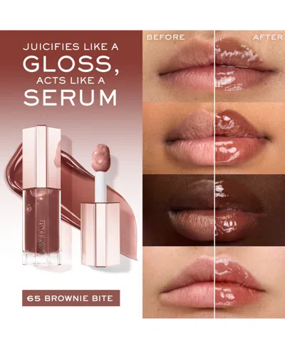 Lancôme Lip Idole Juicy Treat Lip Gloss With Squalane In Brown