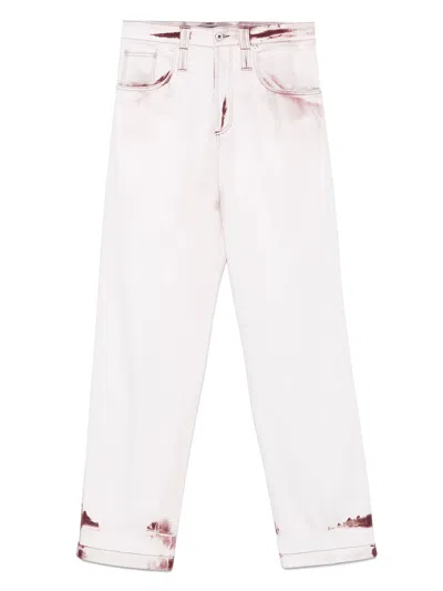 Federico Cina Bleached-effect Trousers