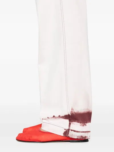 Federico Cina Bleached-effect Trousers