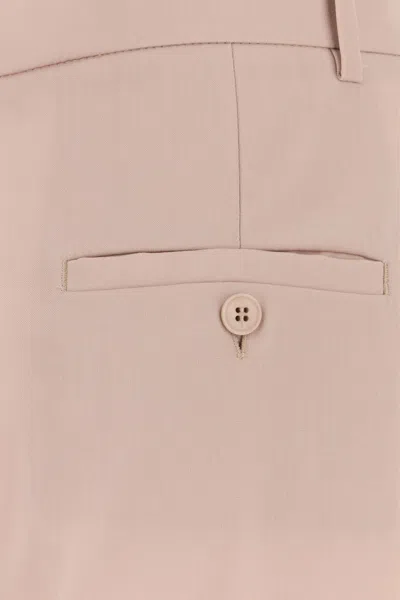 Max Mara Girone Wide Leg Pants Trousers Rose In Pink