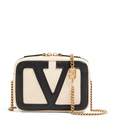 Valentino Garavani Ivory Leather Viva Superstar Handbag In Neutral