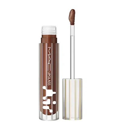 Mac Lipglass Air Non-stick Lip Gloss In Brown