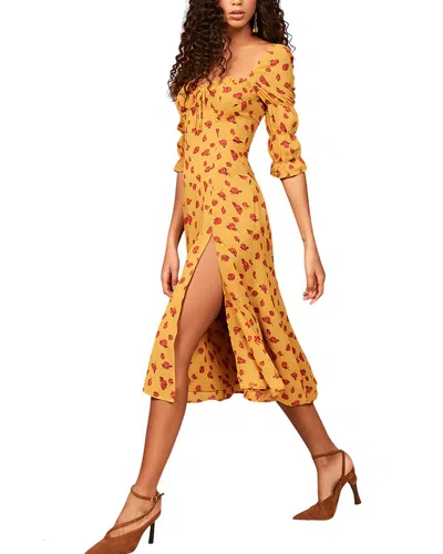 Adele Berto Dress In Yellow