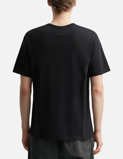 Mm6 Maison Margiela Mm6 By Maison Margiela "numeric" T-shirt Black In Black