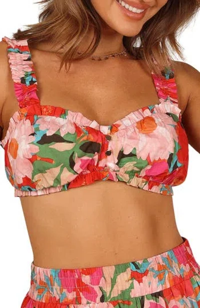 Petal And Pup Petal & Pup Marbella Crop Top In Multi