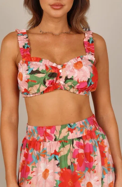 Petal And Pup Petal & Pup Marbella Crop Top In Multi