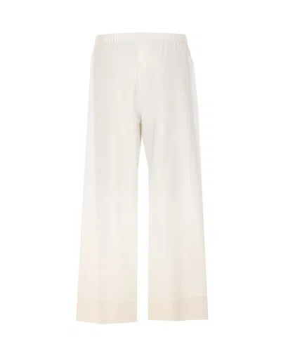 's Max Mara Pantalone Argento Con Coulisse Beige