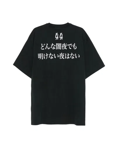 44 Label Group Faded Generation Black T-shirt In Black