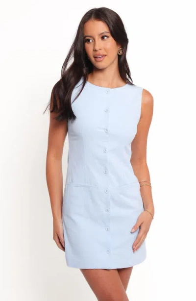 Petal And Pup Petal & Pup Este Cotton Button-up Minidress In Animal Print