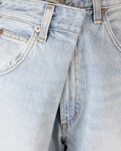 Agolde Jeans Vana Jean In Denim Chiaro In Blue