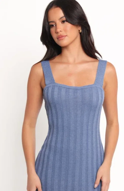 Petal And Pup Petal & Pup Lexah Rib Midi Sweater Dress In Multi