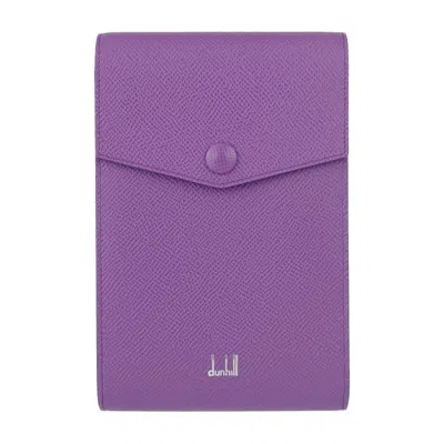 Pre-owned Dunhill Purple Leather Pouch Shoulder Bag ()