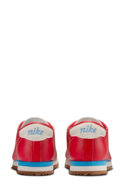 Nike Cortez Decon Suede-trimmed Perforated Leather Sneakers In Pink