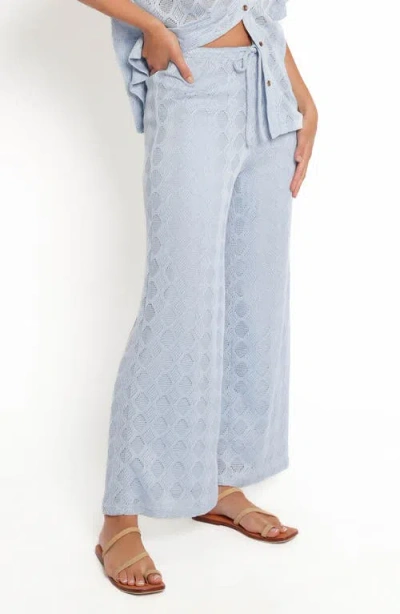 Petal And Pup Petal & Pup Cora Pointelle Stitch Drawstring Pants In Animal Print