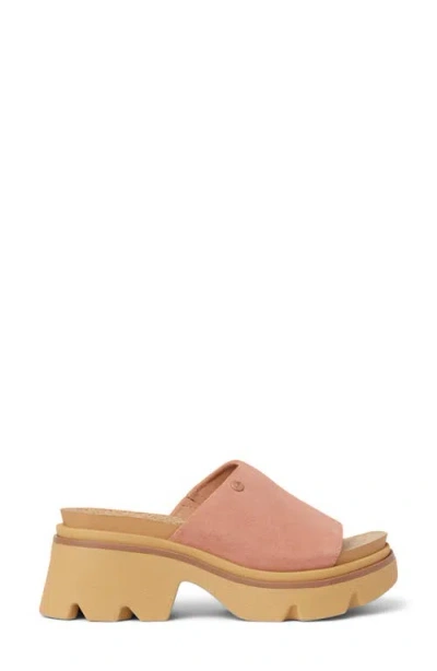 Reef Vista Luxe Evie Platform Slide Sandal In Pink