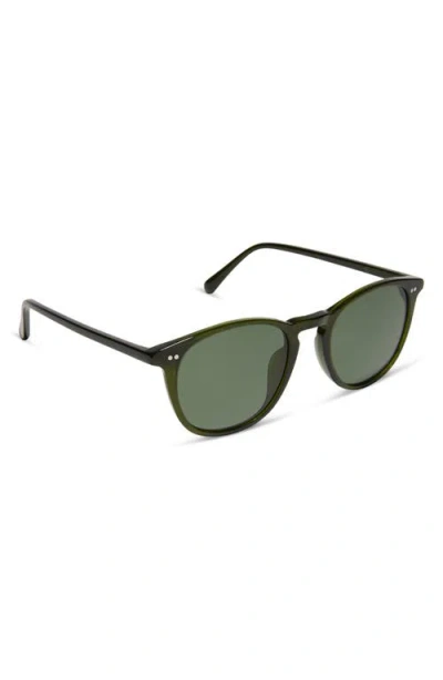 Diff Jaxson Xl 52mm Polarized Square Sunglasses