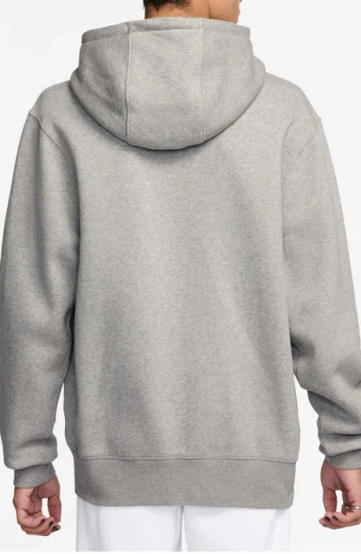 Nike Gray Zip Hoodie In Gray