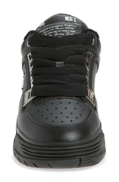 Amiri Metallic Ma-1 Sneakers In Black