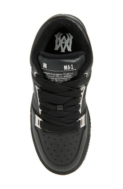 Amiri Metallic Ma-1 Sneakers In Black