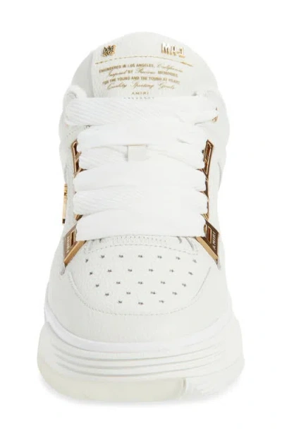 Amiri Men's Metallic Ma-1 Sneakers In Red