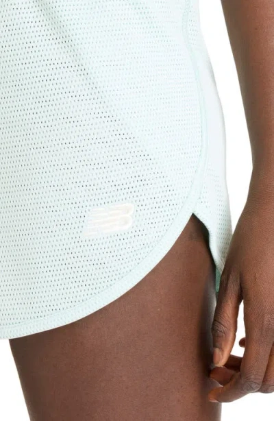 New Balance Athletics Mesh Running Shorts In Green
