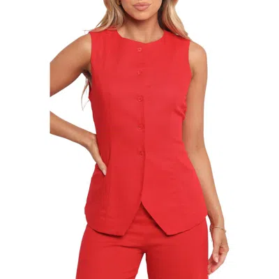 Petal And Pup Petal & Pup Amia Sleeveless Vest In Animal Print