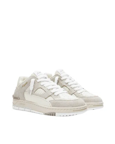 Axel Arigato Suede And Leather Sneakers With Cushioned Sole In Neutral
