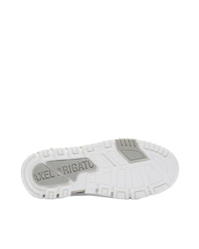 Axel Arigato Suede And Leather Sneakers With Cushioned Sole In Neutral