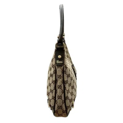 Pre-owned Gucci Beige Canvas Shoulder Bag ()