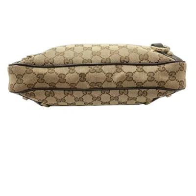 Pre-owned Gucci Beige Canvas Shoulder Bag ()