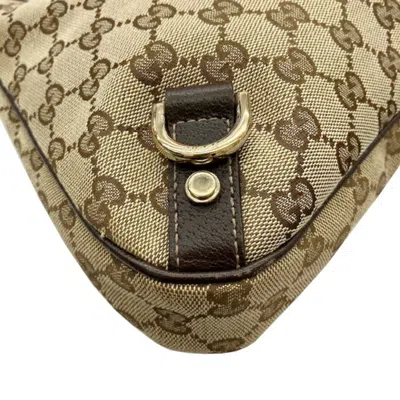 Pre-owned Gucci Beige Canvas Shoulder Bag ()