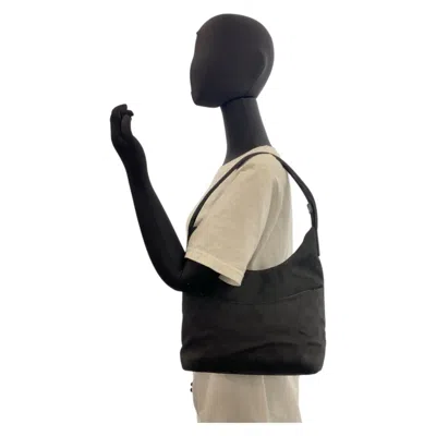 Pre-owned Gucci Black Gg Canvas Shoulder Bag ()