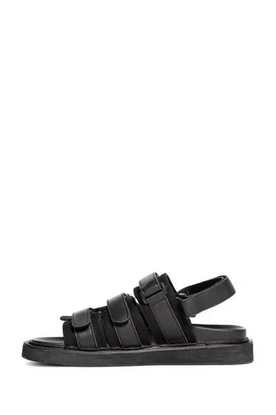 Yohji Yamamoto Man Black Sandals & Slides
