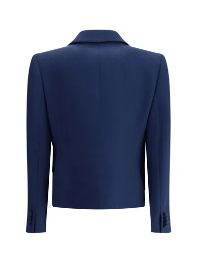 Valentino Tailored Bow-detail Jacket Crafted From Lightweight Viscose