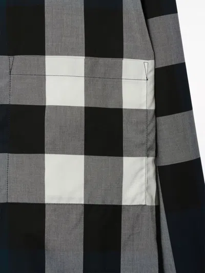 Burberry Long Sleeve Summerton Shirt In Blue