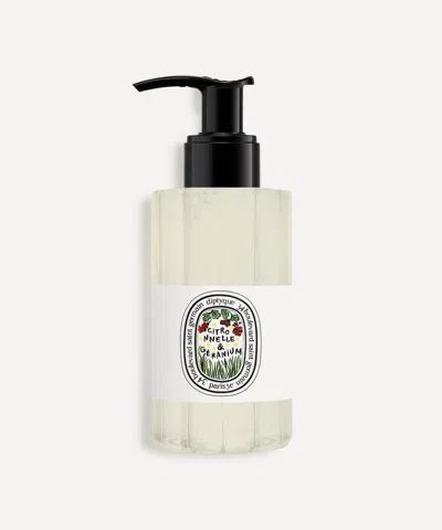 Diptyque Citronnelle And Geranium Limited Edition Cleansing Hand And Body Gel 200ml