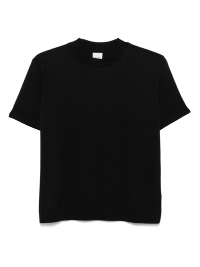 Calvin Klein Black Stretch Knit T Shirt In Black
