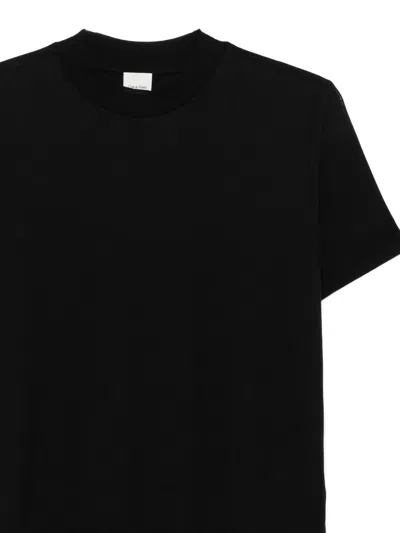 Calvin Klein Black Stretch Knit T Shirt In Black