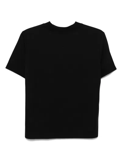 Calvin Klein Black Stretch Knit T Shirt In Black