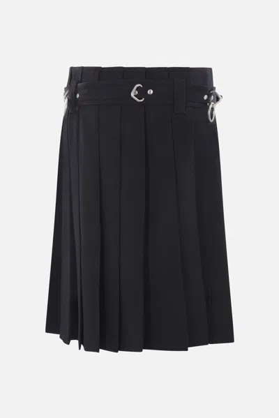 Prada Women's Pleated Skirt In Black