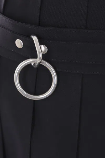 Prada Women's Pleated Skirt In Black