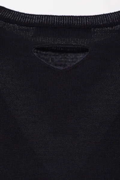 Prada Sweaters In Black