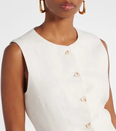 Posse Inactive Coo China Style Matilda Gilet In White