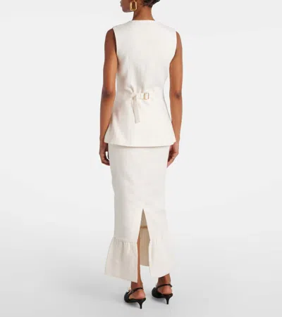 Posse Inactive Coo China Style Matilda Gilet In White