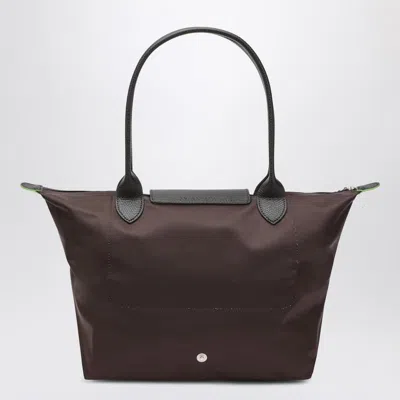 Longchamp Mocha Coloured Le Pliage Green M Bag