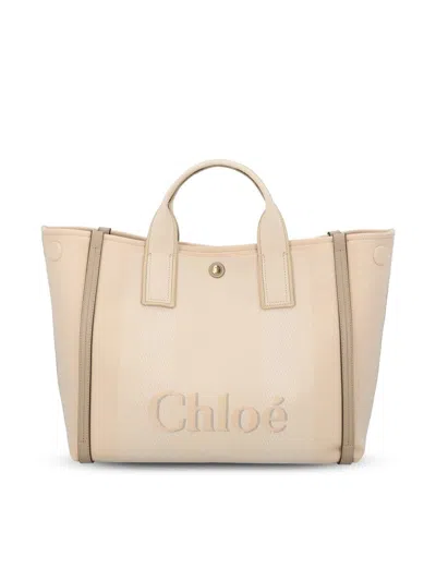 Chloé Carry Logo Shoulder Bag In Multi